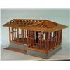 Image 1 : Hand Build Architectural Wood Framework Model House 