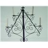 Image 2 : Scrolling Iron Candelabra 5 Electric Candles