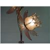 Image 3 : Extra Large Brass Tree Floor Lamp with 4 Glass Floral Fixtures