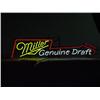 Image 1 : Miller Genuine Draft Light Up Bar Sign