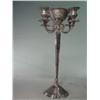 Image 1 : Vintage Silver Colored Candelabra with 4 Arms 