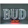 Image 1 : Vintage Budweiser Neon Bar Sign with 2-Tone Flicker