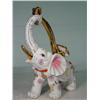 Image 1 : Ceramic New Years Asian Elephant Statue 