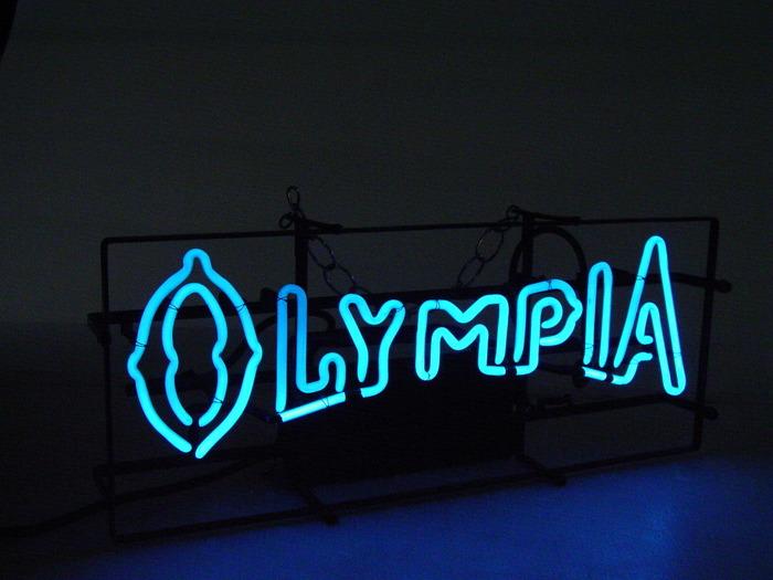 Vintage "Olympia Neon" Bar Sign