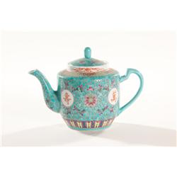Small Oriental Ceramic Tea Pot 