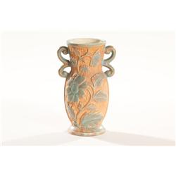 Vintage 1950's Sculpted Floral Vase 