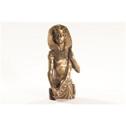 Gold Ceramic African Prince Pharaoh