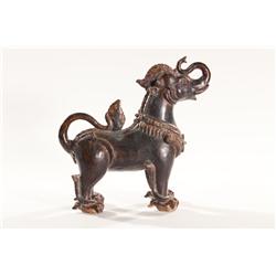 Ceramic Thai Elephant Spirit Statue  