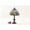Image 1 : Contemporary Desk Lamp with Putty Glass Shade