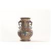 Image 1 : Asian Closina Vase with Multi-Colored Enamel
