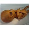 Image 2 : "X-FILES" Screen Used Life Sized Foam Brown Alien with Wire Frame 3' Tall