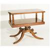Image 1 : Classic Bend Wood 2-Tier Table 