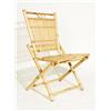 Image 1 : Folding Slat Bamboo Chair 