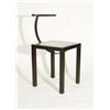 Image 1 : Contemporary Black Square Pipe Dining Chair