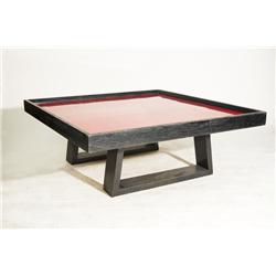 1940's Inverted Leg Coffee Table Inspired by Paul Frankl