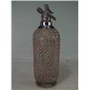 Image 1 : Vintage 1920's Seltzer Bottle with Mesh Netting