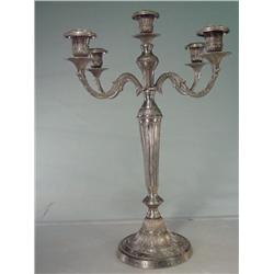 Whimsical Neon Classical Table Top Candelabra