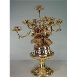 ANNA and the KING 1999 Screen Used Thailand Brass Candelabra
