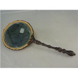 Antique 1900's Ornate Vanity Hand Mirror 