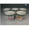 Image 1 : 1960's Mosaic Printed Pottery (Set of 5) 4 /12" Tall