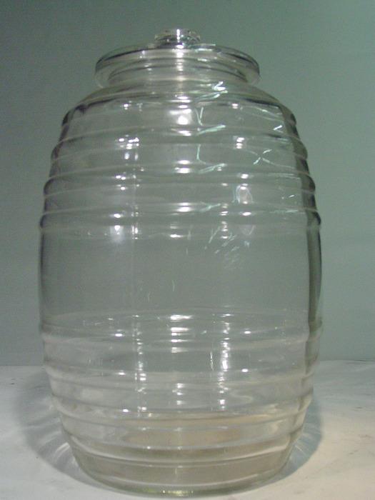 Vintage 1930's Extra Large Glass Jar 20