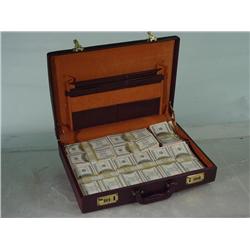 Yakuza Japanese Slim Briefcase with Prop Money