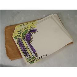 Vintage Stationary "Agnes Morehead Estate"