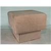 Image 1 : Contemporary Suede Ottoman Foot Stool 