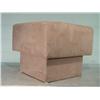 Image 1 : Contemporary Suede Ottoman Foot Stool 