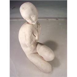 Abstract Nude Female Statue (Unpainted) 13" tall