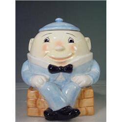 Ceramic Humpty Dumpty Cookie Jar (by Treasure Craft) 10" Tall