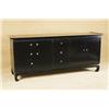 Image 2 : Vintage Black Lacquer Asian Style Console Table
