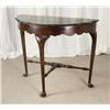 Image 1 : Dark Stained Victorian Style Console Table 
