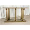Image 1 : Vintage High Style Console Table Faux Marble Top
