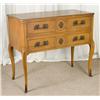 Image 2 : Curved Leg Side Table with Rococo Pulls and Accents