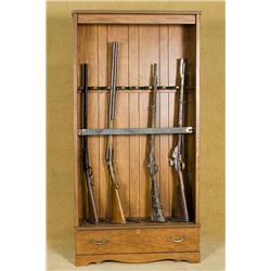 Southern Style Rocking Chair with Wicker Backing 