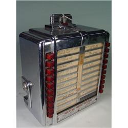 Vintage Chrome 1950's Seeburg Milk Shake Dinner Juke Box Remote 