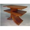 Image 1 : Brown and Saltamn 2 Tier Side Table designed by Paul Frankl