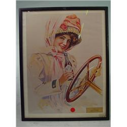 Small Framed Coca Cola AD 1909 reprint 
