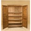 Image 2 : Rustic  Stained Pine Wardrobe/Cabinet with 5 Shelf Inside