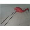 Image 2 : Vintage Plaster Flamingo Lawn Scupture 