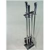 Image 1 : Vintage Chrome Modern design Fire Tool Set