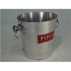 Vintage Silver Colored Piper Champagne Bucket