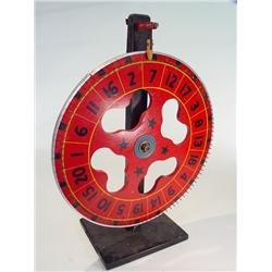 Vintage 2 Casino Number Wheel 