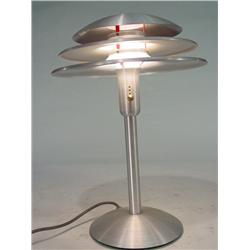 Vintage Machine Age Style Aluminum Desk Lamp