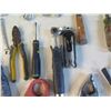 Image 8 : Multiple Hand Tools: Wrenches, Pliers, Snips, Screwdrivers, Clamps, Post Base, Anchors, etc
