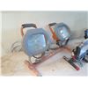 Image 2 : Multiple Double & Single Work Lights on Stands: Husky, Power Light, etc