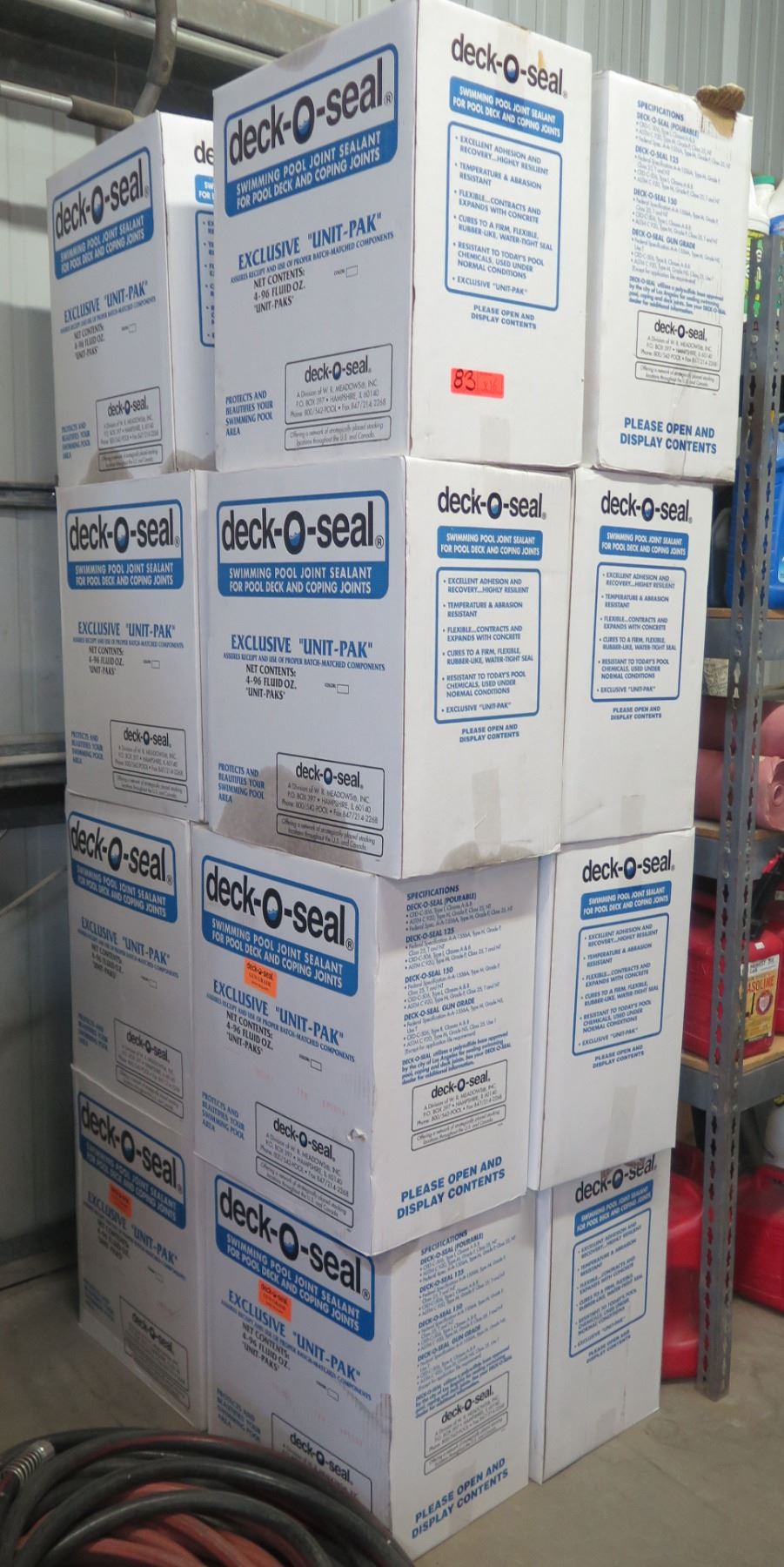 Unit Pak Qty 15 Boxes deck-O-seal Swimming Pool Joint Sealant