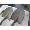 Image 8 : Qty 4 Shovels: Craftsman & Other Flat Head, Ames Spade Shovels & Razorback Hoe