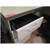 Image 8 : Office "L" Shaped Desk w/ 3 Drawers & Rolling Chair 66"x72"x29"H (Contents not included)